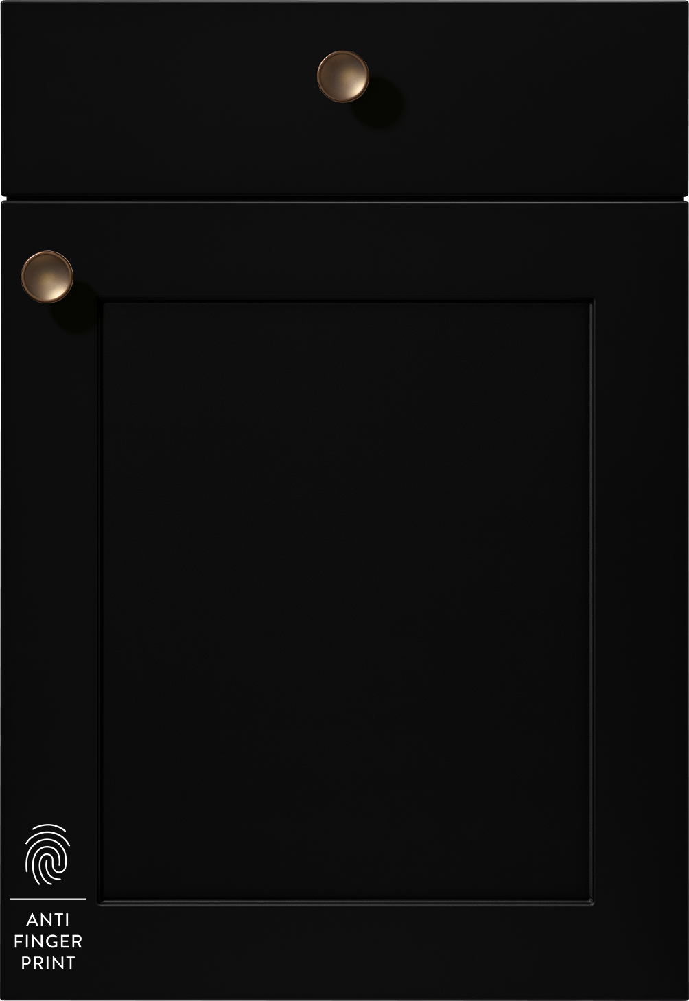 NORDIC 791 -Čierna matná lakovaná